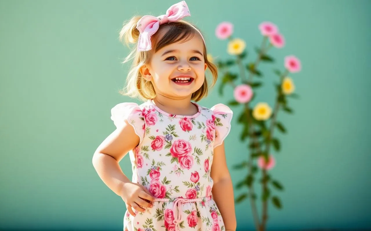 Cute toddler outfit sets for girls floral daily wear